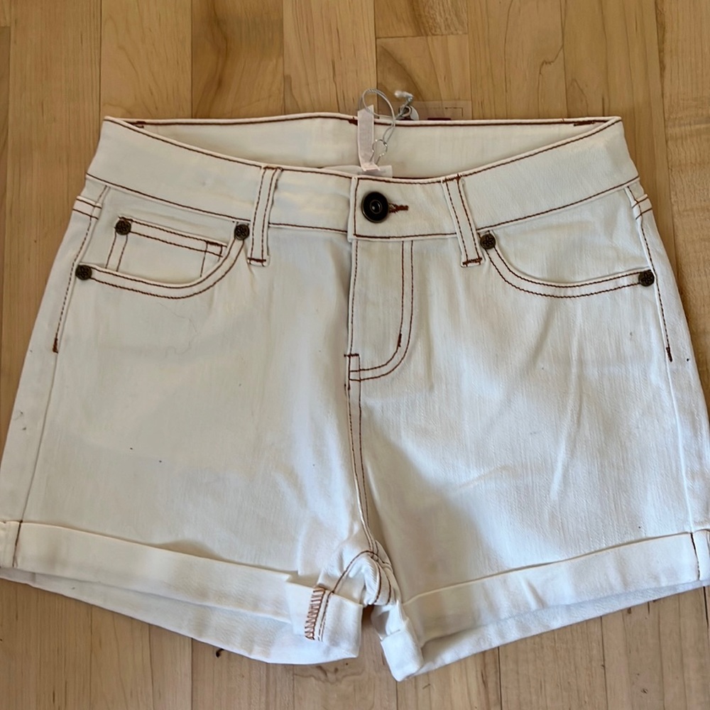 Tween girls matilda jane size 12 white shorts 435